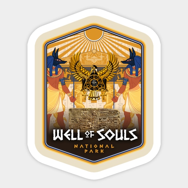 Well of Souls National Park Sticker by MindsparkCreative